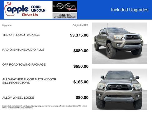 Used 2015 Toyota Tacoma 4x4 Double Cab w/ TRD Off-Road Package image 4