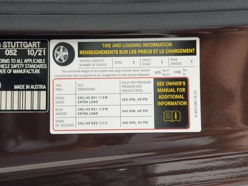 Used 2021 Mercedes-Benz G 63 AMG 4MATIC image 50