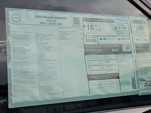 New 2025 Nissan Armada PRO-4X AWD/4WD image 9