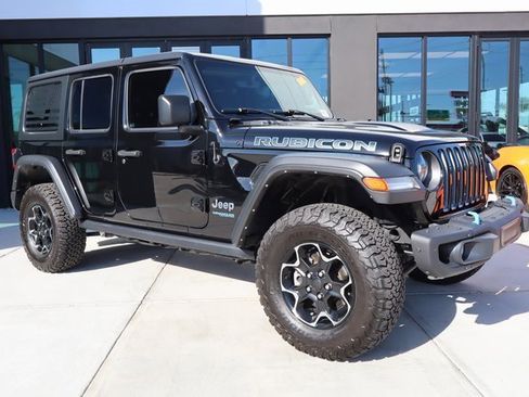 Used 2022 Jeep Wrangler Unlimited Rubicon 4xe w/ Steel Bumper Group image 1