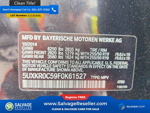 Used 2015 BMW X5 xDrive35i w/ M Sport AWD/4WD image 16