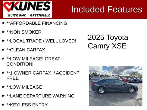 Used 2025 Toyota Camry XSE image 3
