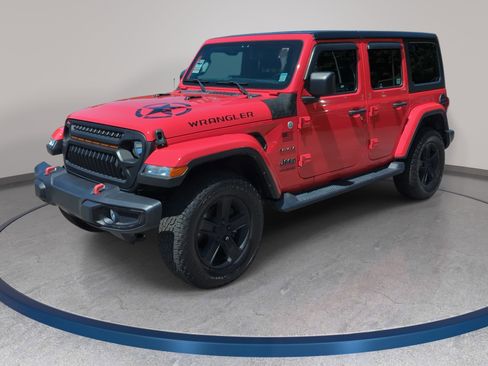 Certified 2022 Jeep Wrangler Unlimited Sahara AWD/4WD image 1