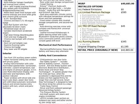 Used 2015 Toyota Tundra Limited w/ Limited Premium Package image 50