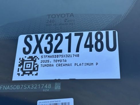 Used 2025 Toyota Tundra Platinum AWD/4WD image 36