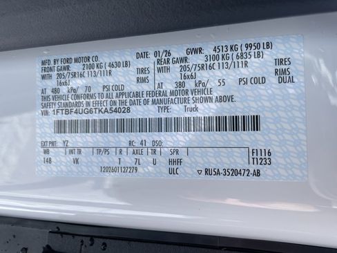 New 2026 Ford Transit 350 148 High Roof DRW AWD image 44