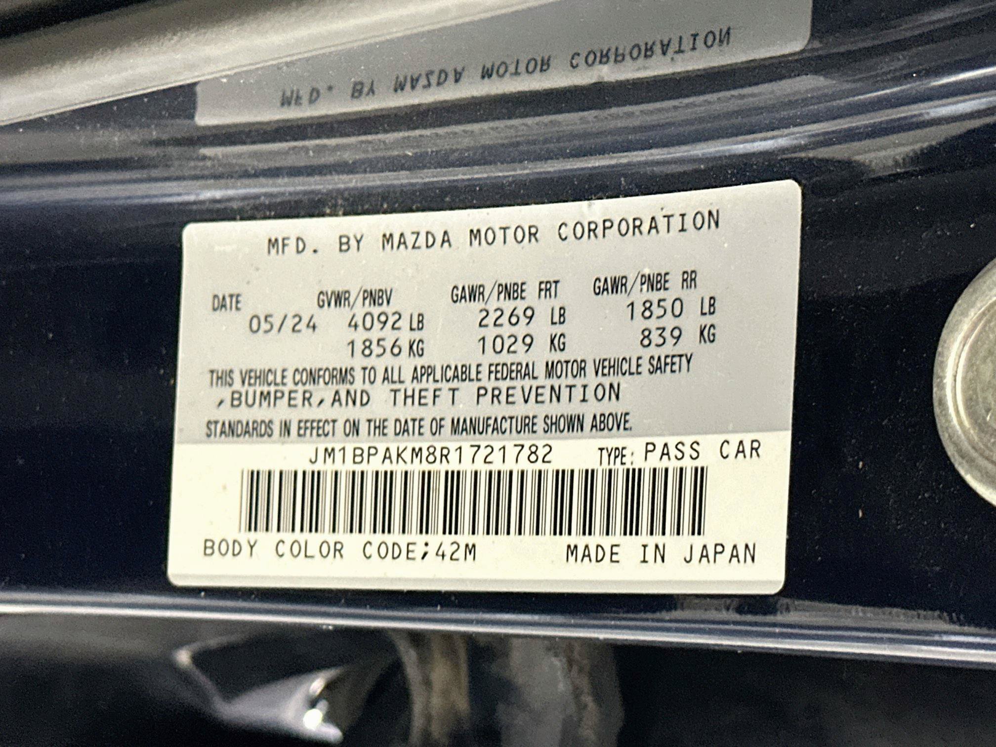 Used 2024 MAZDA MAZDA3 s FWD image 12
