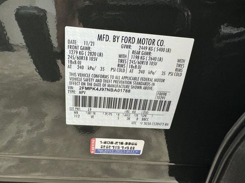 Certified 2022 Ford Edge SEL w/ Convenience Package AWD/4WD image 31