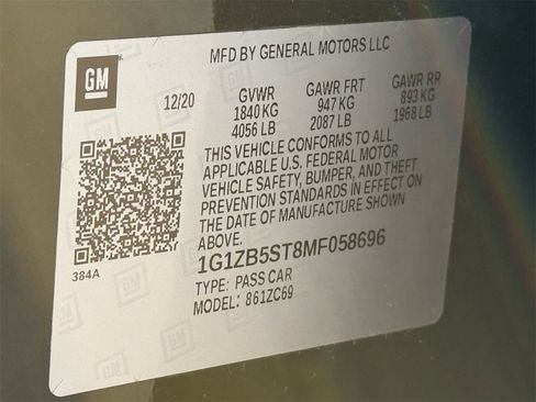 Used 2021 Chevrolet Malibu LS image 26