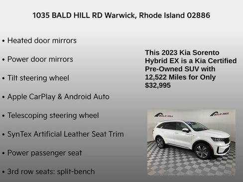 Certified 2023 Kia Sorento EX image 20
