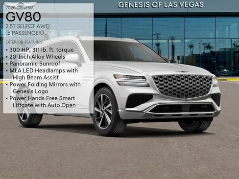 Used 2026 Genesis GV80 2.5T Select AWD/4WD image 3