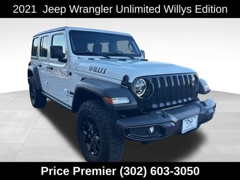 Used 2021 Jeep Wrangler Unlimited Sport image 1
