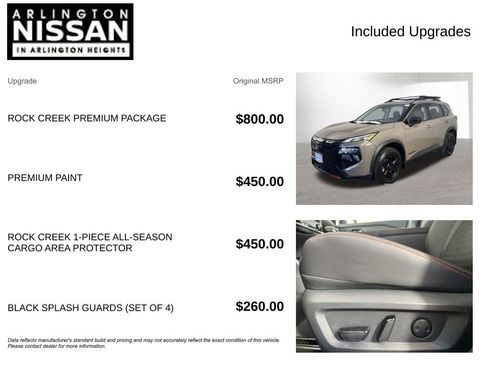 New 2026 Nissan Rogue Rock Creek w/ Rock Creek Premium Package image 4