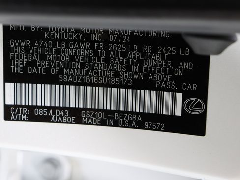 Used 2025 Lexus ES 350 w/ Premium Package image 45