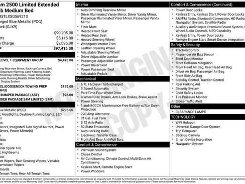 New 2025 RAM 2500 Limited AWD/4WD image 5