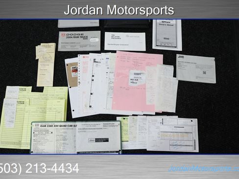 Used 2004 Dodge Ram 2500 Truck SLT w/ Trailer Tow Group image 21