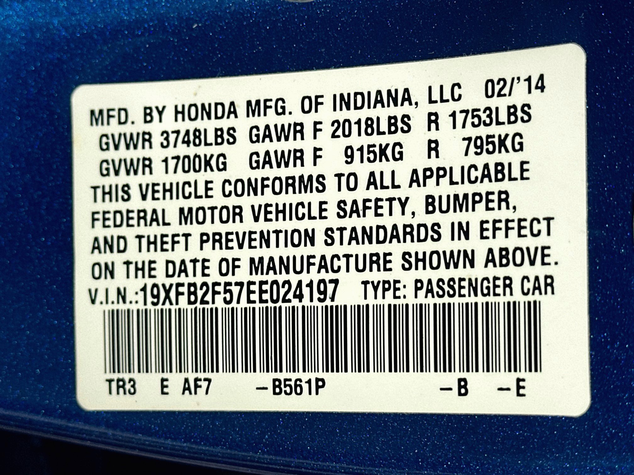 Used 2014 Honda Civic LX image 12