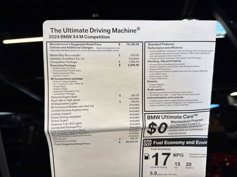 Used 2024 BMW X4 M w/ Competition Package image 26