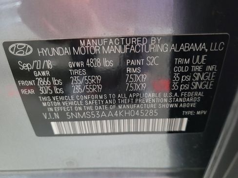 Used 2019 Hyundai Santa Fe Limited FWD image 33