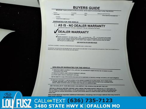 Used 2026 Subaru Crosstrek 2.5i Limited w/ Popular Package #4A image 35