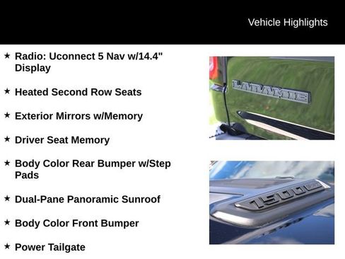 Used 2025 RAM 1500 Laramie w/ Night Edition AWD/4WD image 8