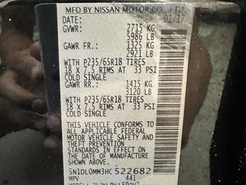 Used 2017 INFINITI QX60 Luxe image 34