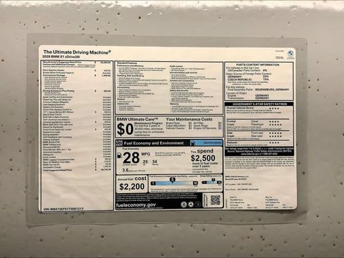 New 2026 BMW X1 xDrive28i w/ Convenience Package AWD/4WD image 12