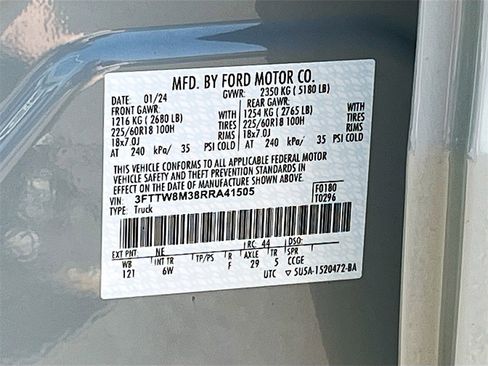 Used 2024 Ford Maverick Lariat w/ Black Appearance Package image 32