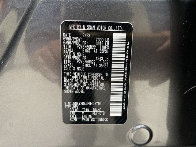 Used 2023 Nissan Armada Platinum w/ Captain's Chairs Package RWD image 32