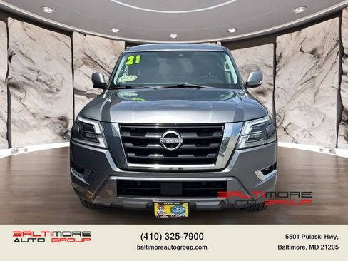 Used 2021 Nissan Armada SL w/ Captain's Chairs Package AWD/4WD image 2