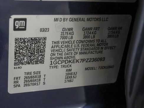 Used 2023 Chevrolet Silverado 1500 LT AWD/4WD image 50