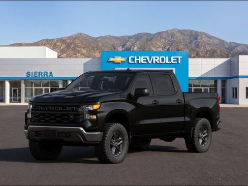 New 2026 Chevrolet Silverado 1500 Custom Trail Boss w/ Midnight Edition AWD/4WD image 1
