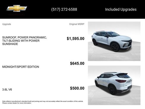 Certified 2023 Chevrolet Blazer LT w/ Midnight/Sport Edition FWD image 15