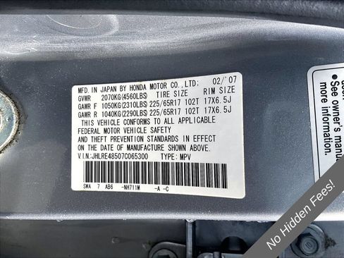 Used 2007 Honda CR-V EX image 27