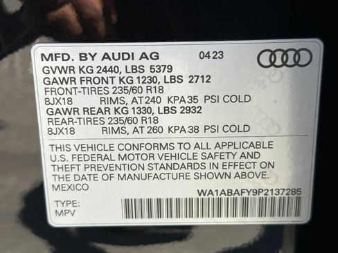 Used 2023 Audi Q5 2.0T Premium w/ Convenience Package AWD/4WD image 28