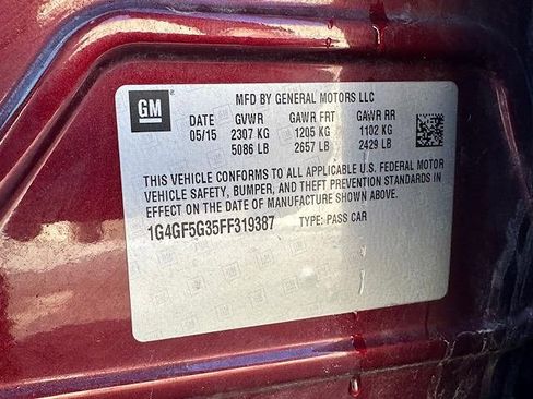 Used 2015 Buick LaCrosse Premium w/ Driver Confidence Package #1 image 32