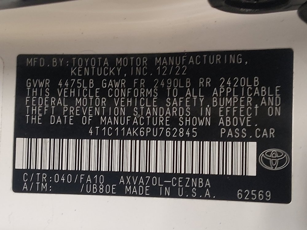 Used 2023 Toyota Camry LE FWD image 33