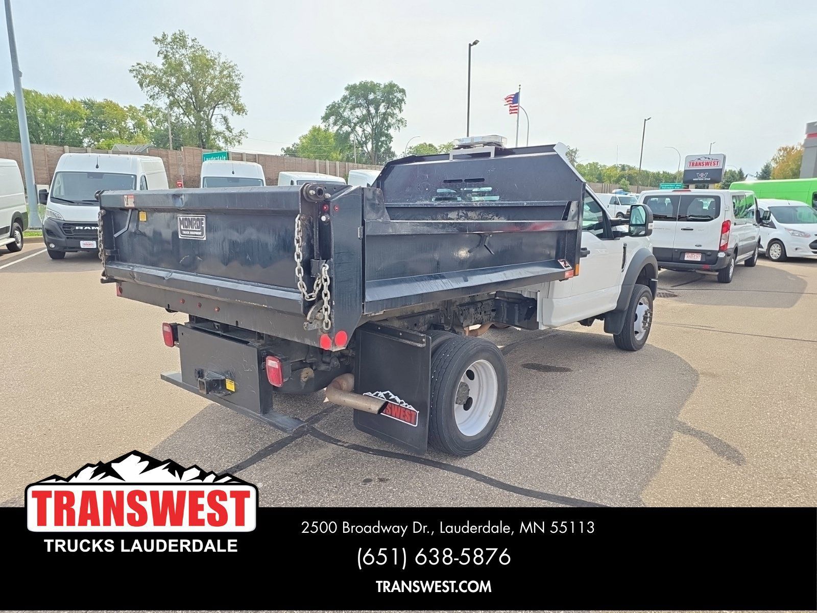 Used 2021 Ford F550 4x4 Regular Cab Super Duty w/ Power Equipment Group image 5