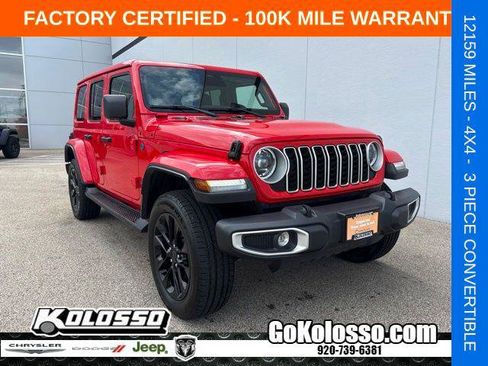 Certified 2025 Jeep Wrangler Unlimited Sahara AWD/4WD image 1