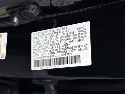 Used 2022 Honda Pilot Special Edition image 31