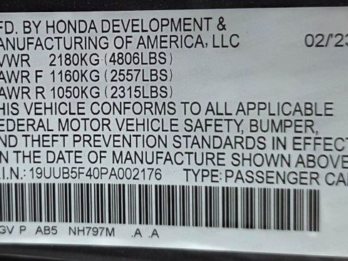 Used 2023 Acura TLX w/ Technology Package FWD image 43