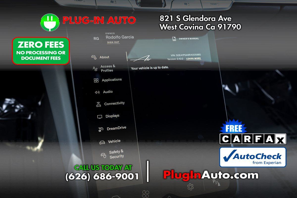 Used 2024 Lucid Air Pure RWD image 28