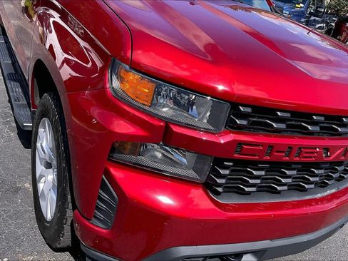 Used 2021 Chevrolet Silverado 1500 Custom w/ LPO, Dark Essentials Package RWD image 27