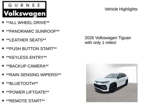 New 2026 Volkswagen Tiguan SE R-Line AWD/4WD image 7