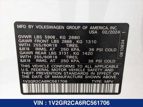 New 2024 Volkswagen Atlas Peak Edition SEL AWD/4WD image 15