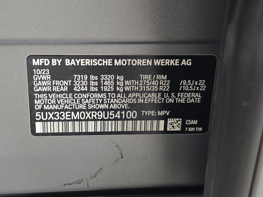 Used 2024 BMW X7 M60i w/ Executive Package AWD/4WD image 34