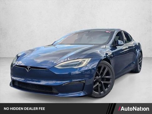 Used 2021 Tesla Model S Plaid AWD/4WD image 1