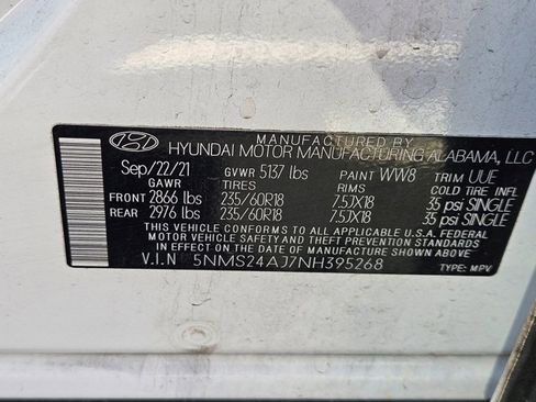 Used 2022 Hyundai Santa Fe SEL w/ Cargo Package image 15