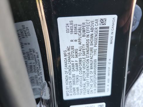 Certified 2024 Honda Civic Sport image 37
