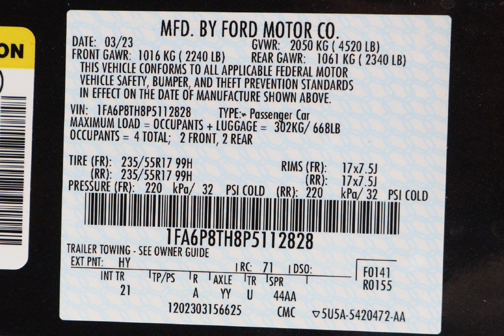 Used 2023 Ford Mustang Coupe RWD image 44